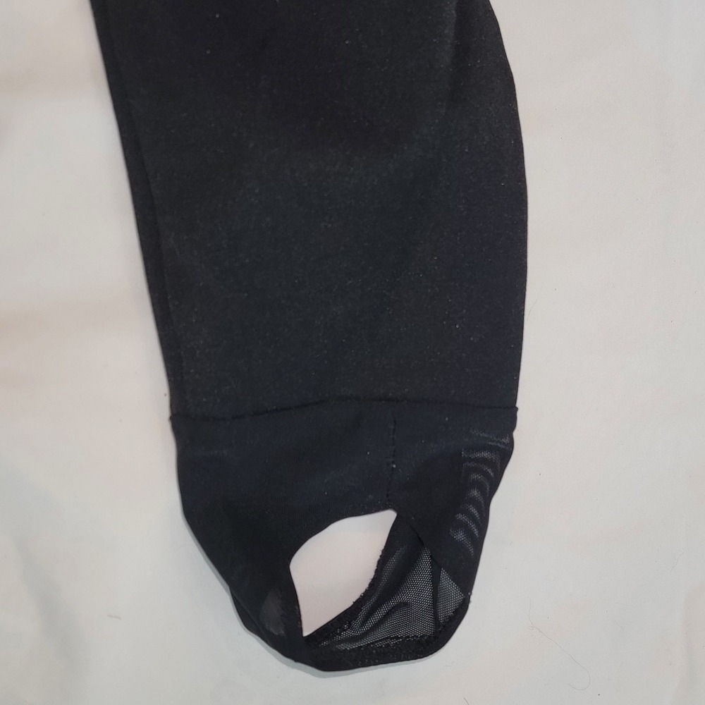 Skilans Schoeller Vintage Ski Pants Womens 6 Black Wool Blend Stirrup Trousers - Picture 6 of 7